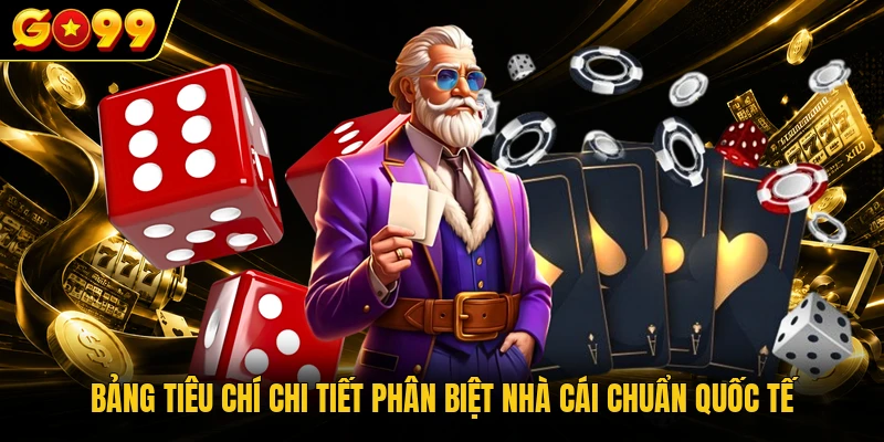 Bảng tiêu chí chi tiết phân biệt nhà cái chuẩn quốc tế
